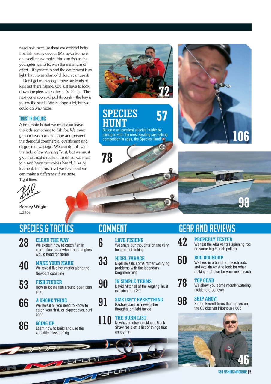Sea Fishing Magazine Preview Pages