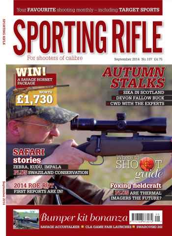 Sporting Rifle issue September 2014