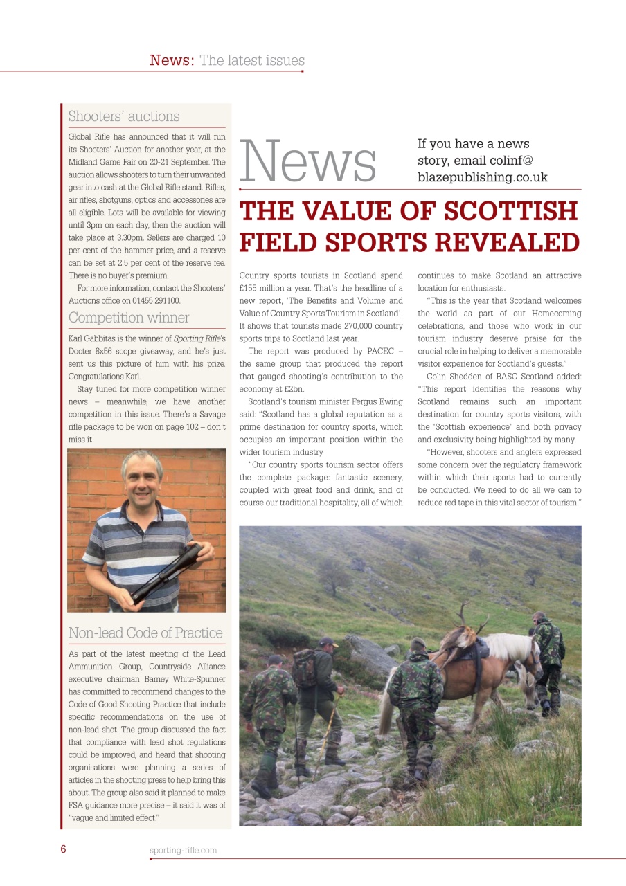 Sporting Rifle Preview Pages