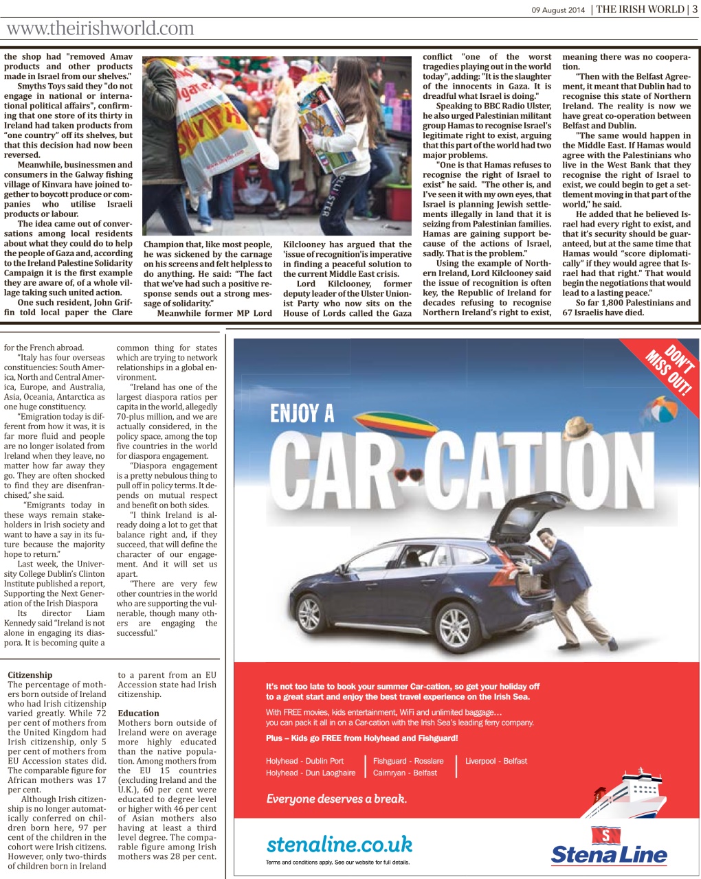 Irish World Preview Pages