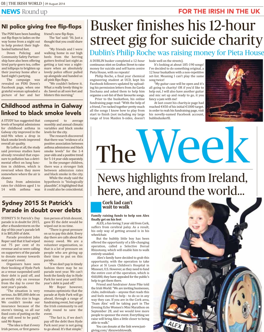 Irish World Preview Pages