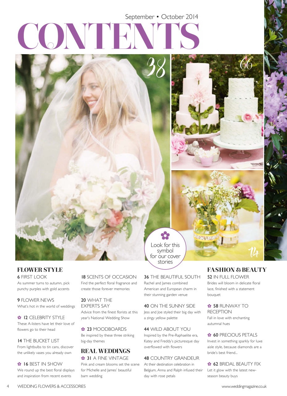Wedding Flowers Magazine Preview Pages
