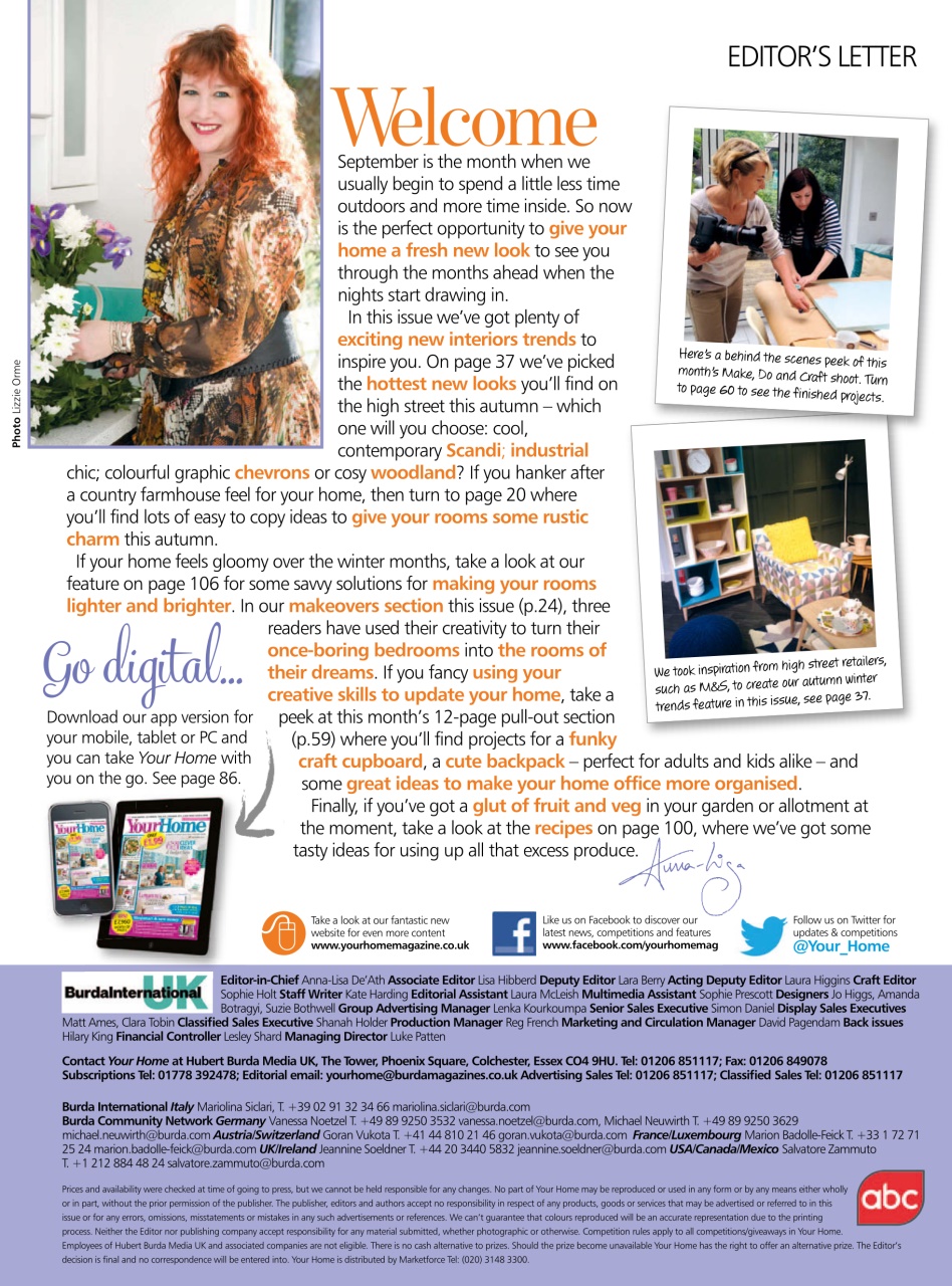 Your Home Magazine Preview Pages