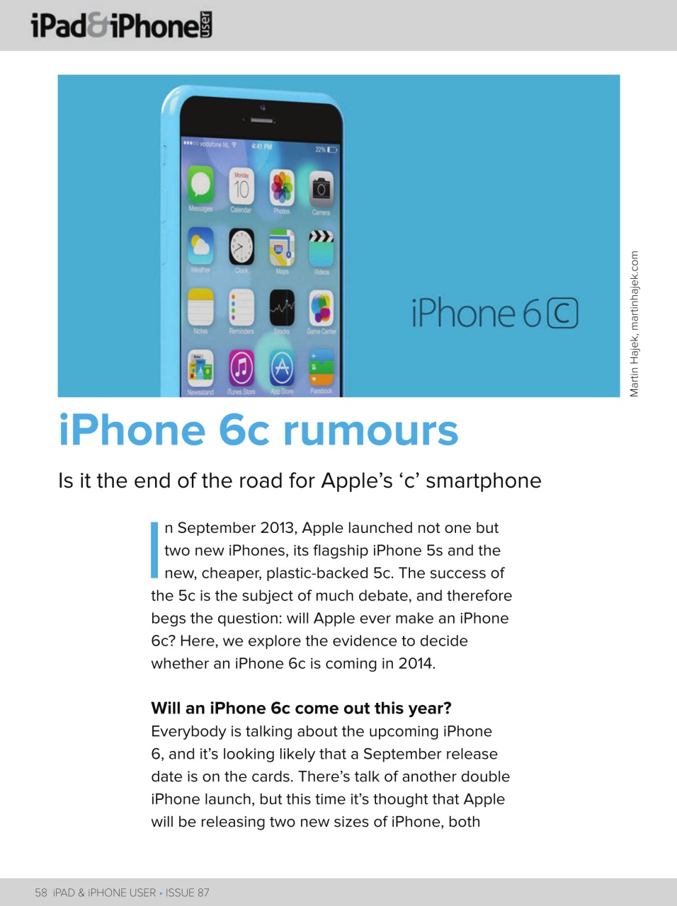 iPad and iPhone User Preview Pages