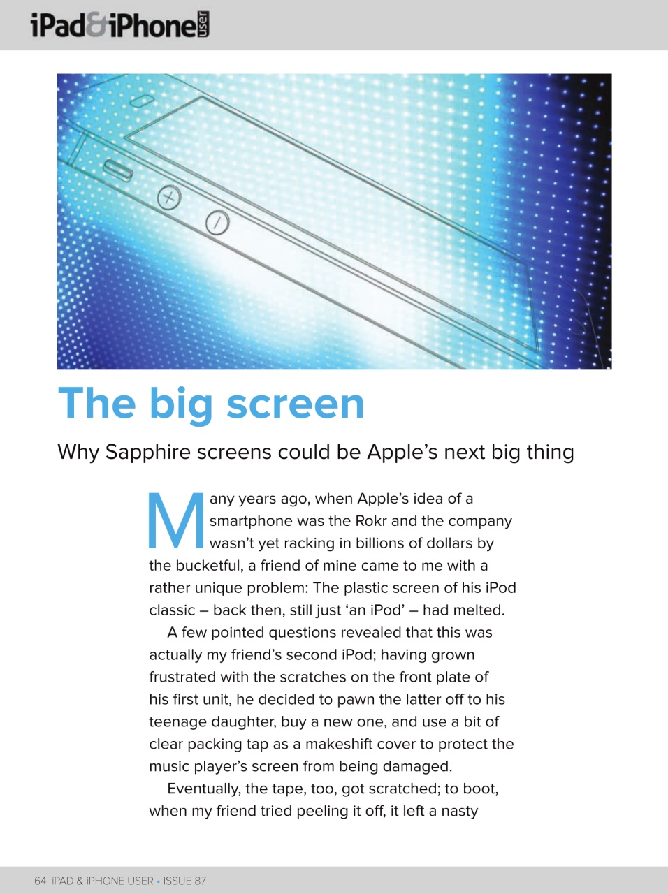 iPad and iPhone User Preview Pages