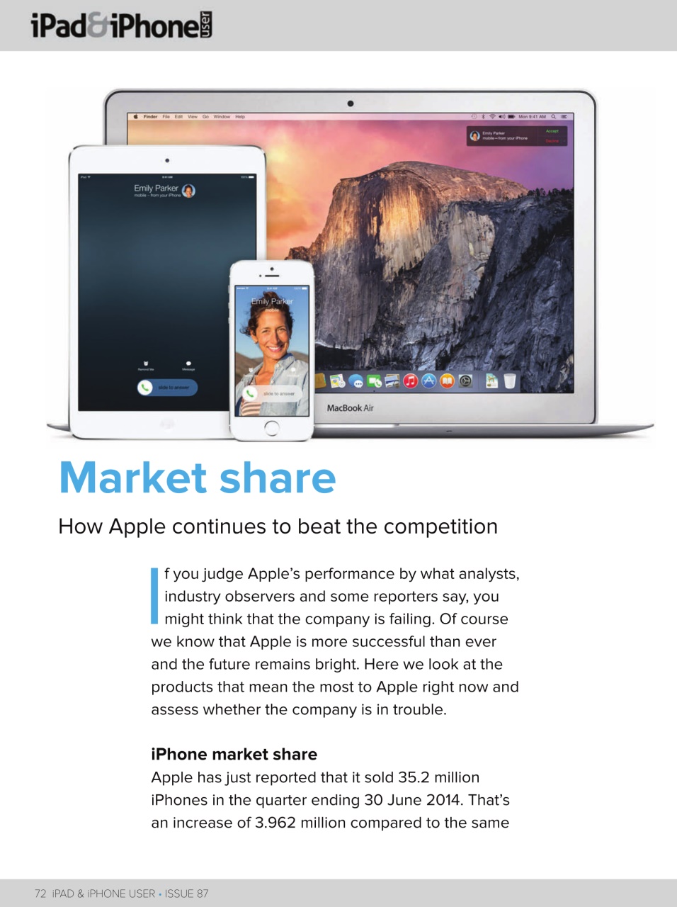 iPad and iPhone User Preview Pages