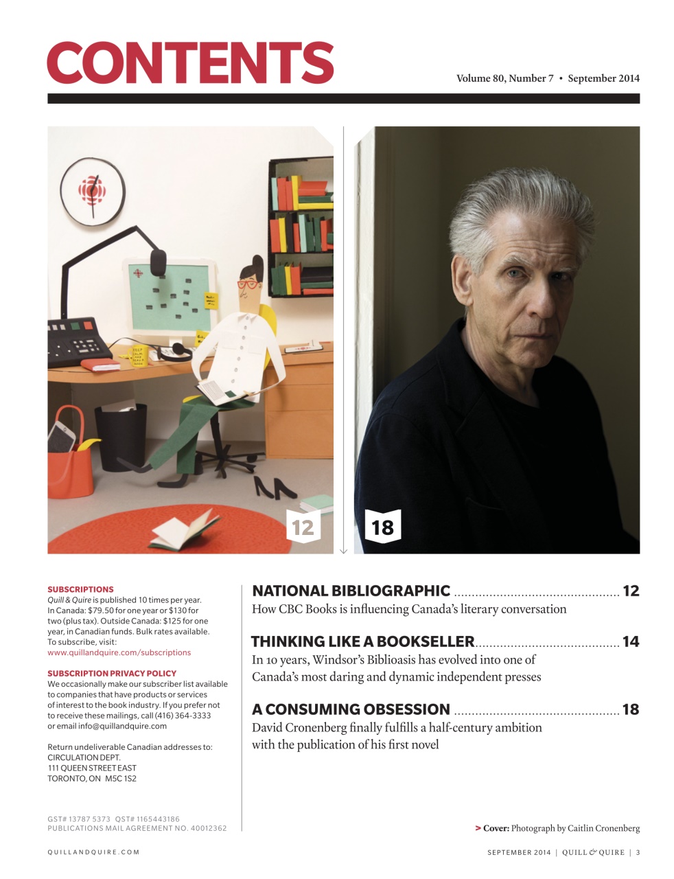 Quill & Quire Preview Pages