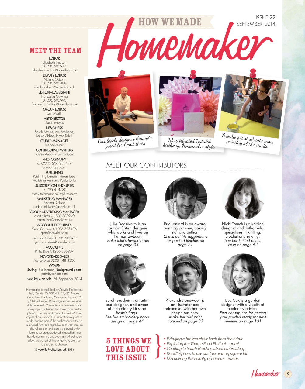 Homemaker Preview Pages
