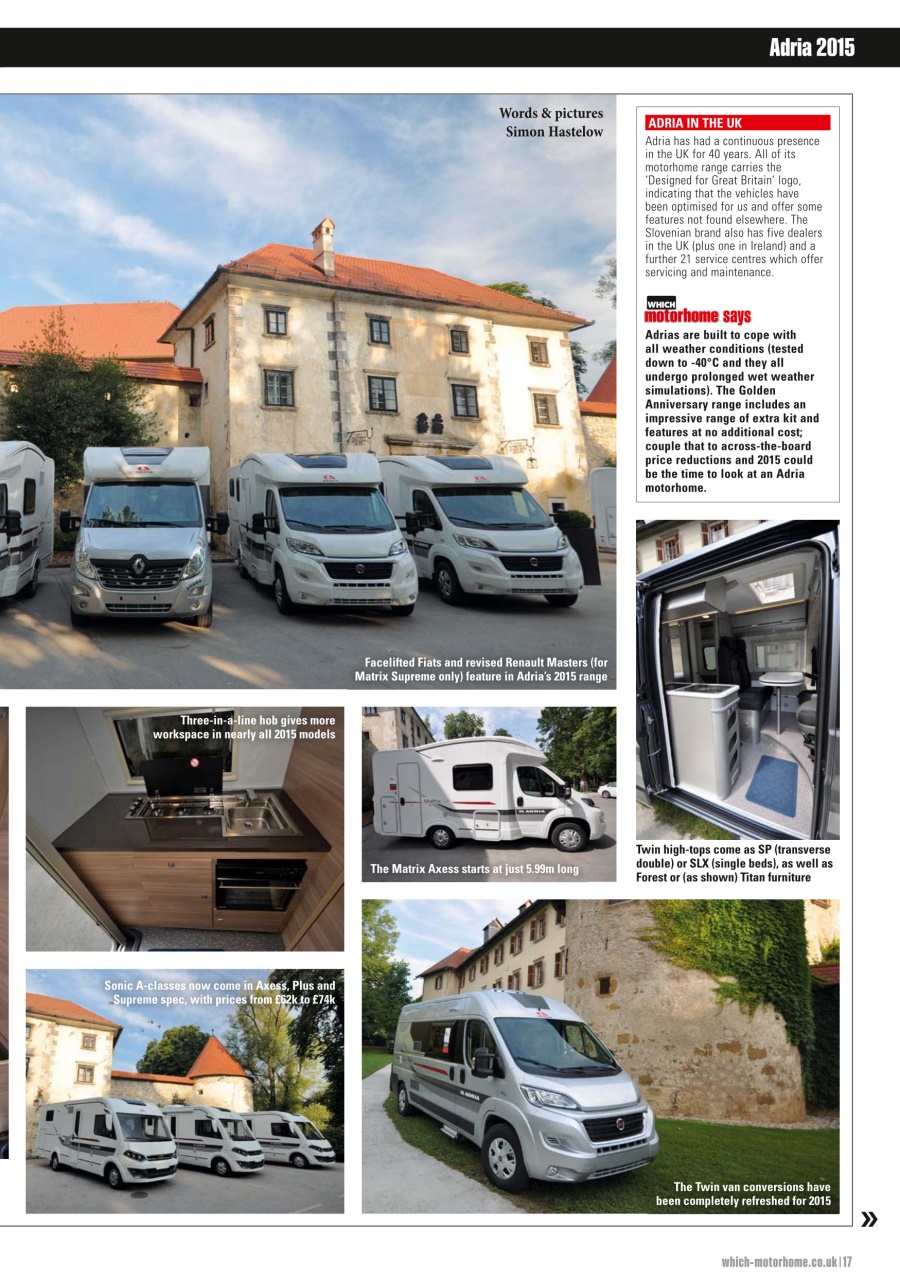 What Motorhome magazine Preview Pages