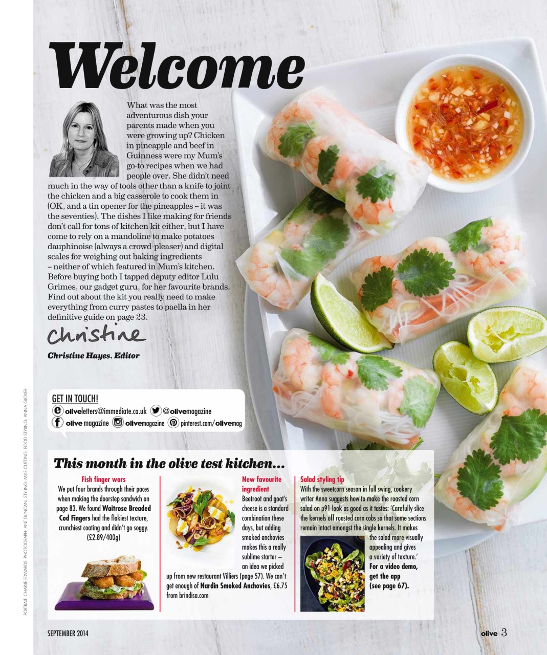 Olive Magazine Preview Pages