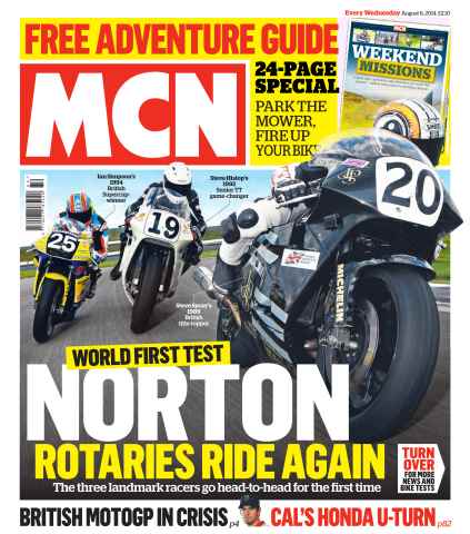 MCN issue 6th August 2014
