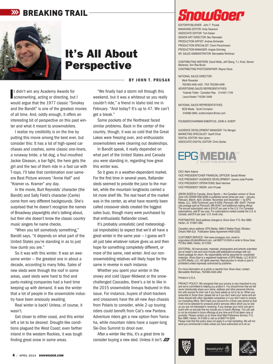 SnowGoer Preview Pages