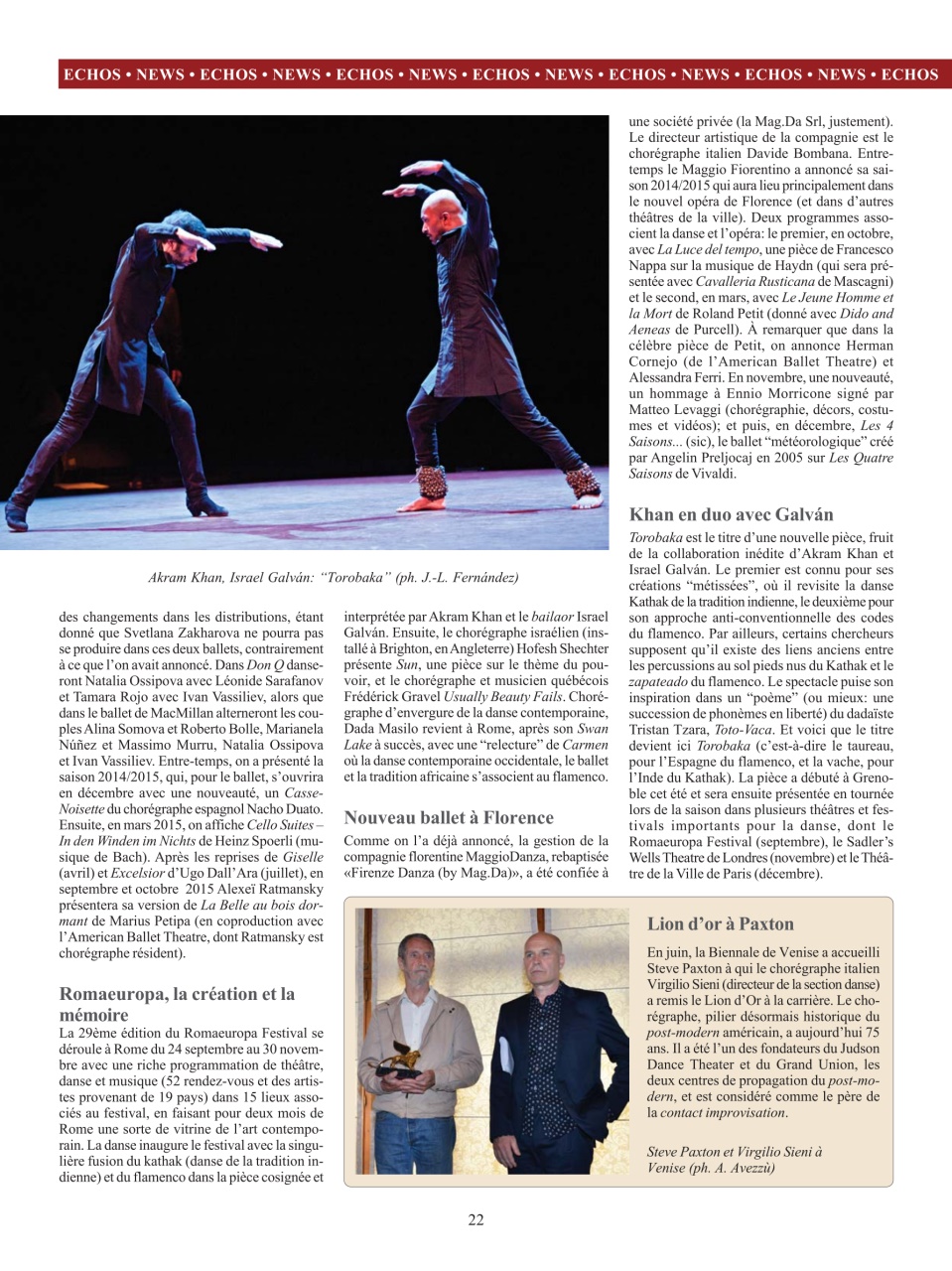 BALLET2000 Édition France Preview Pages