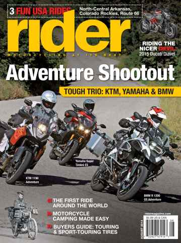 Rider Magazine issue August 2014