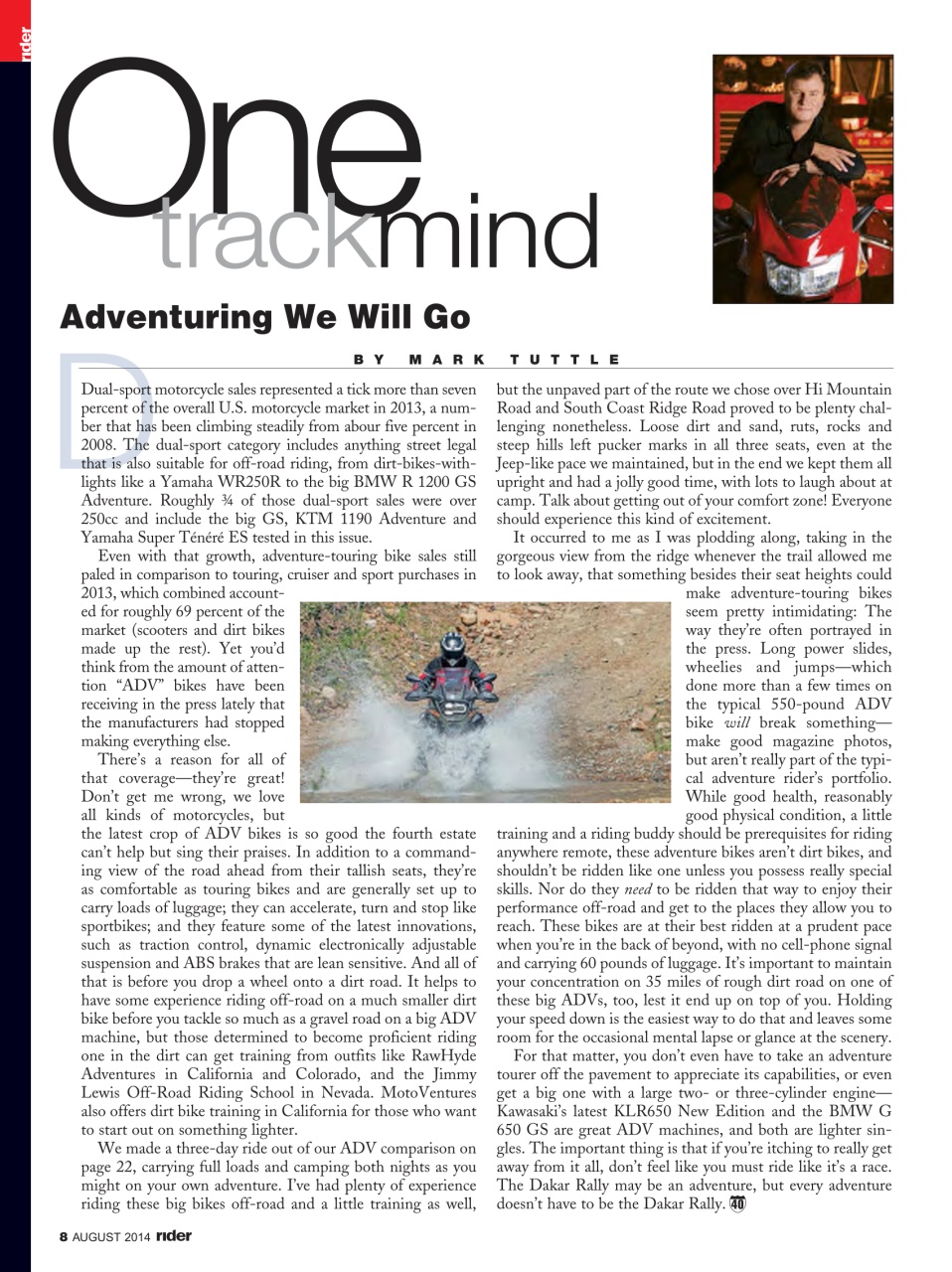Rider Magazine Preview Pages