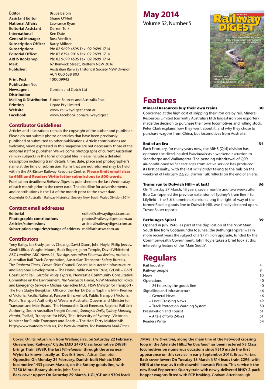 Railway Digest Preview Pages