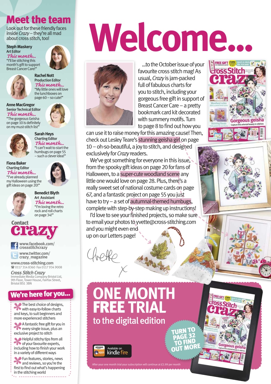 Cross Stitch Crazy Preview Pages