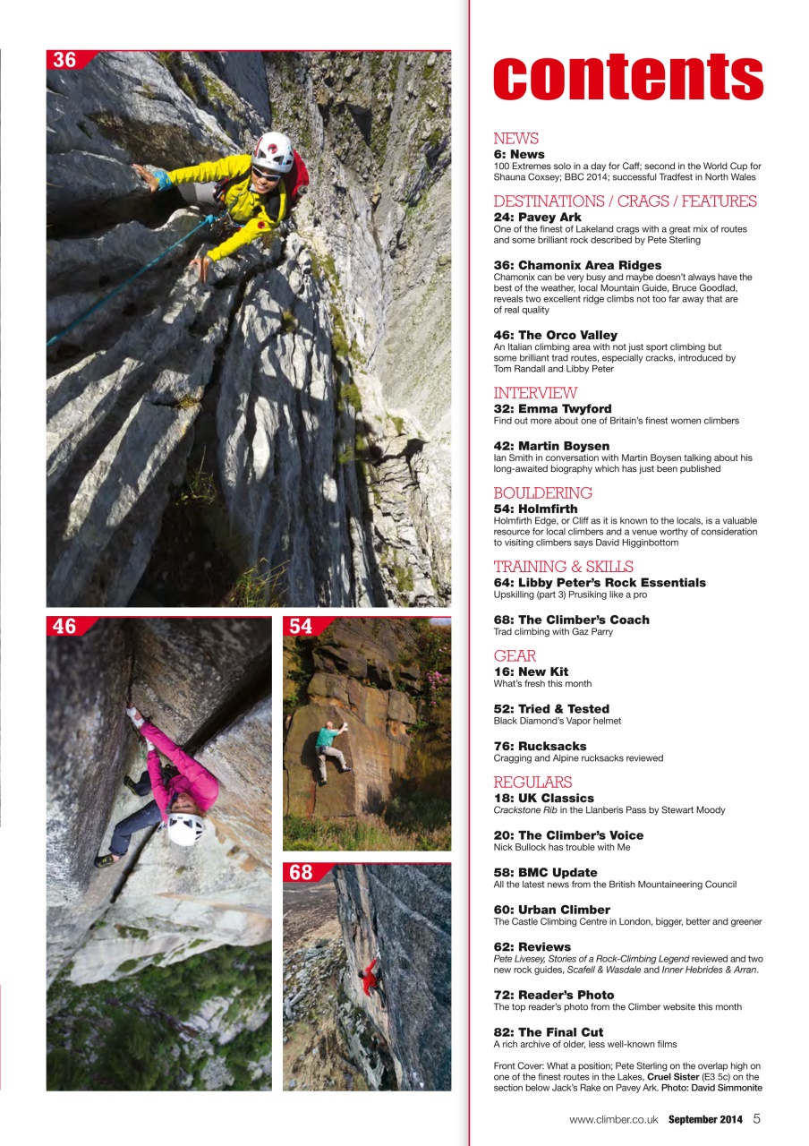 Climber Preview Pages