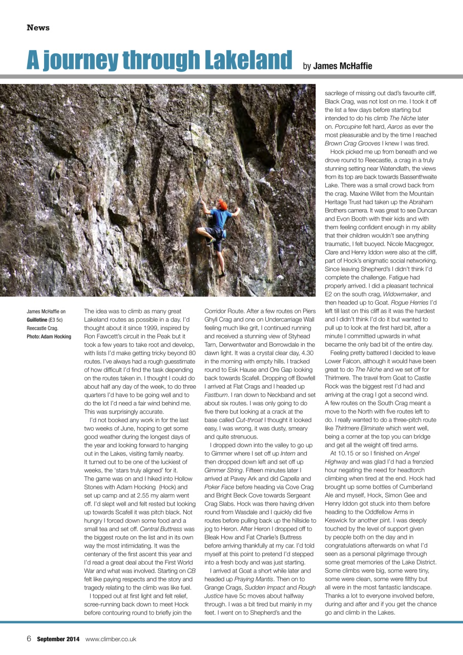 Climber Preview Pages