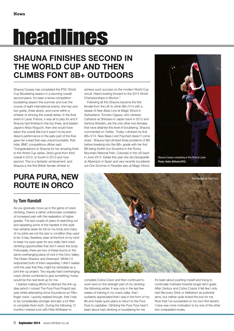 Climber Preview Pages