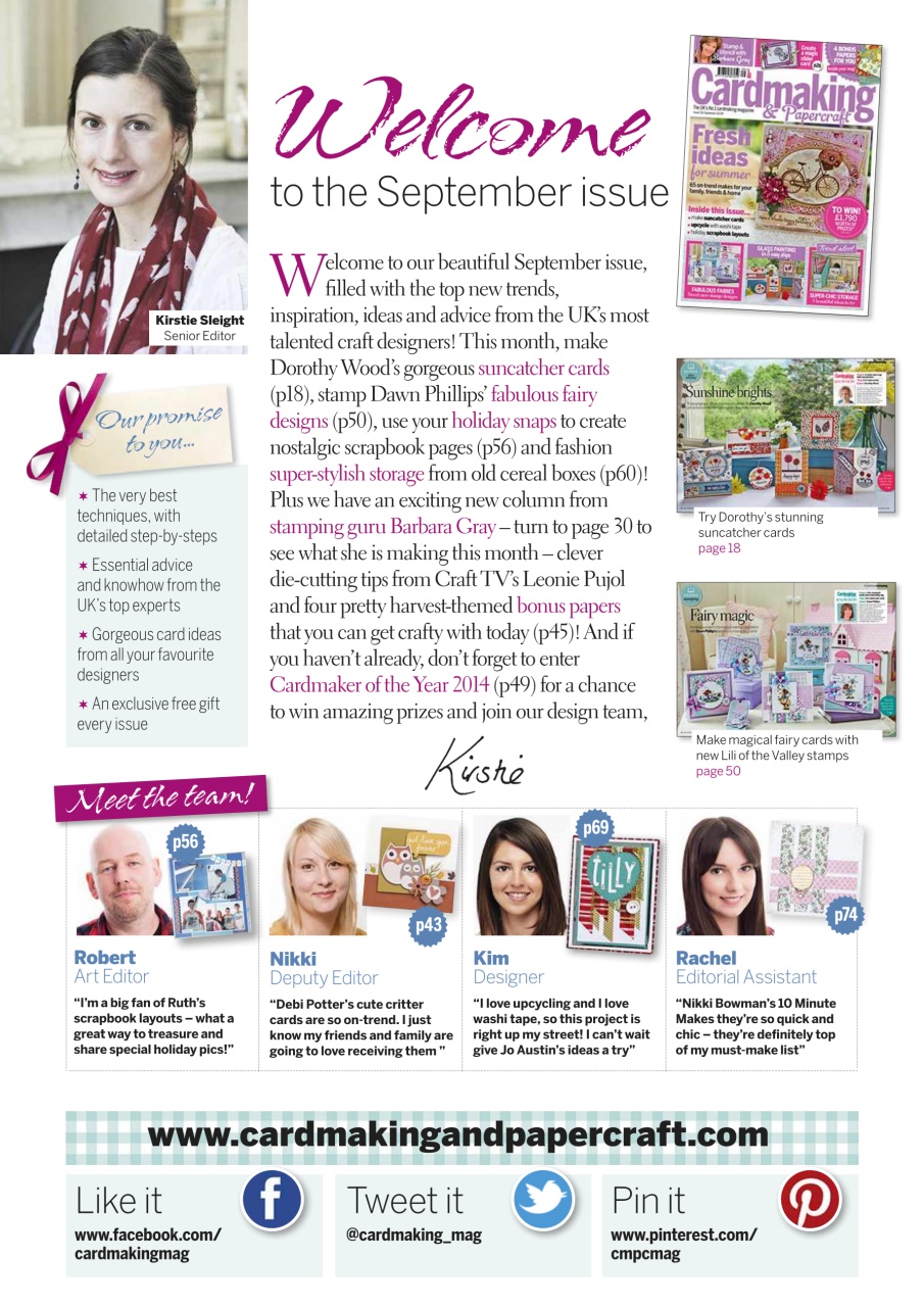 Cardmaking & Papercraft Preview Pages