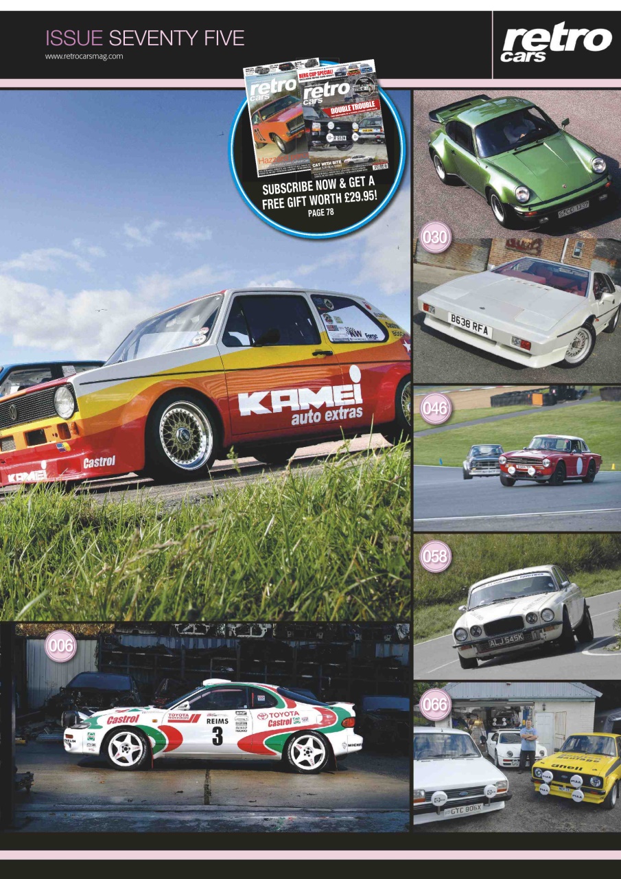 Retro Cars Preview Pages