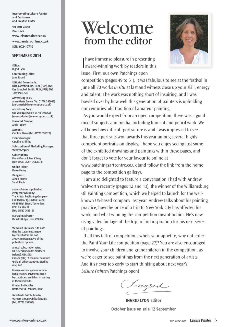 Leisure Painter & The Artist Preview Pages