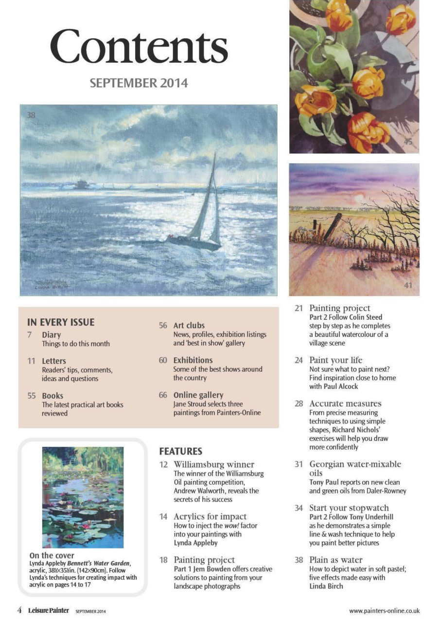 Leisure Painter & The Artist Preview Pages