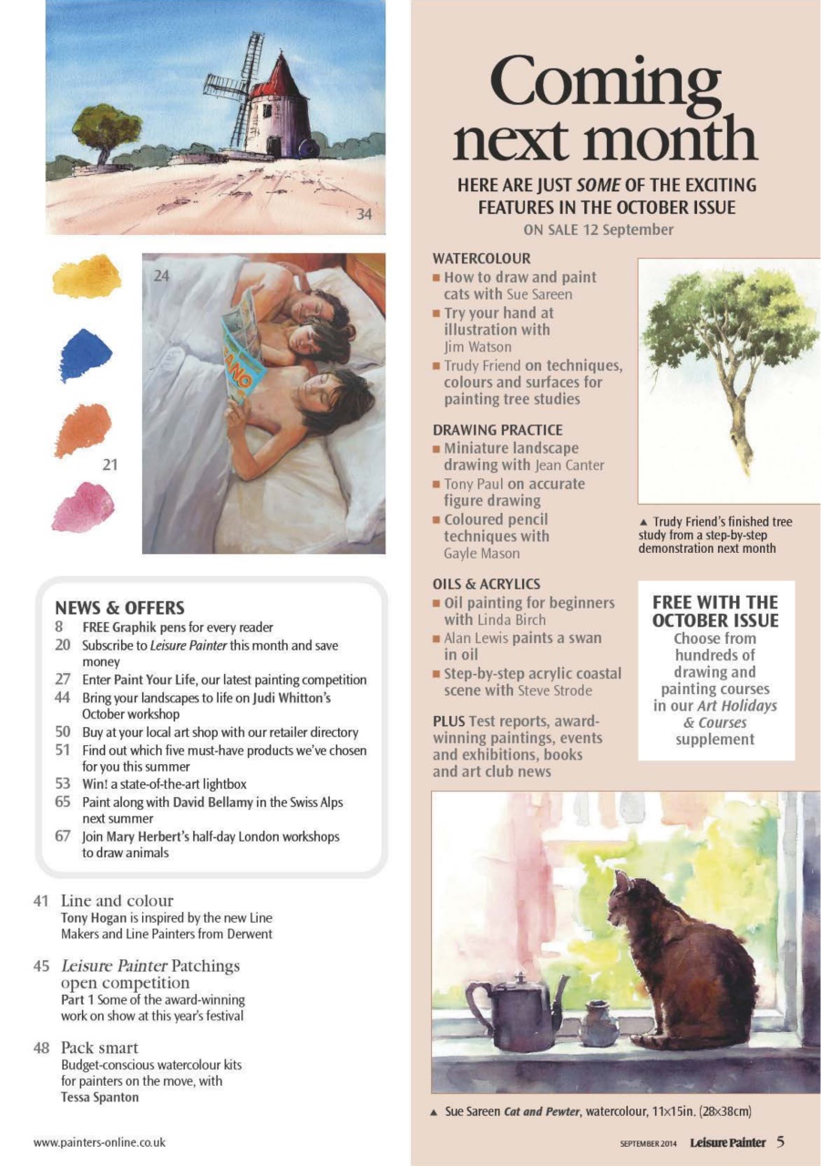 Leisure Painter & The Artist Preview Pages