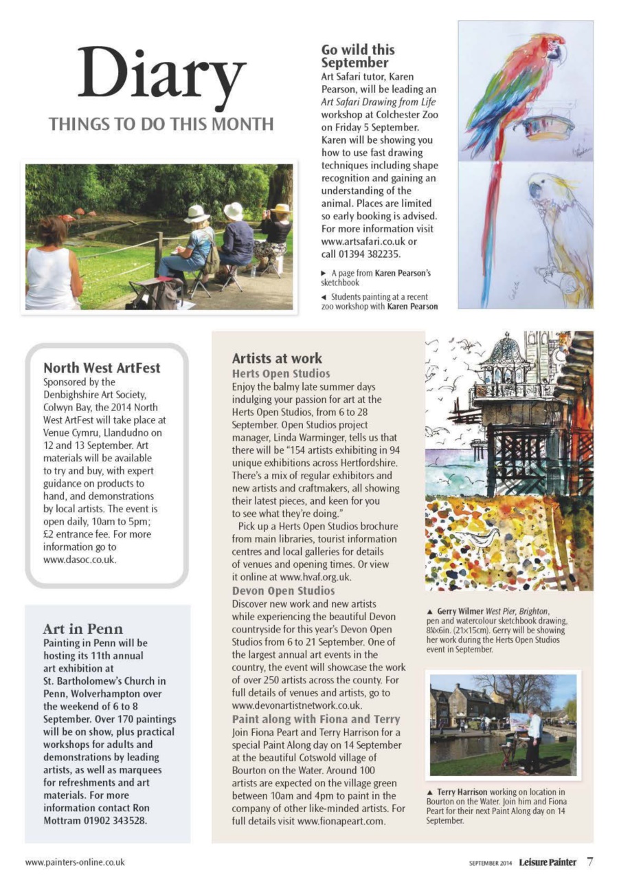 Leisure Painter & The Artist Preview Pages