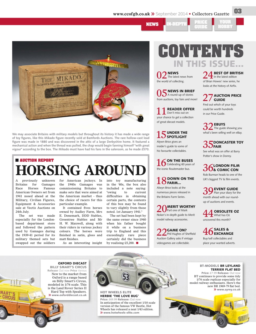 Collectors Gazette Preview Pages