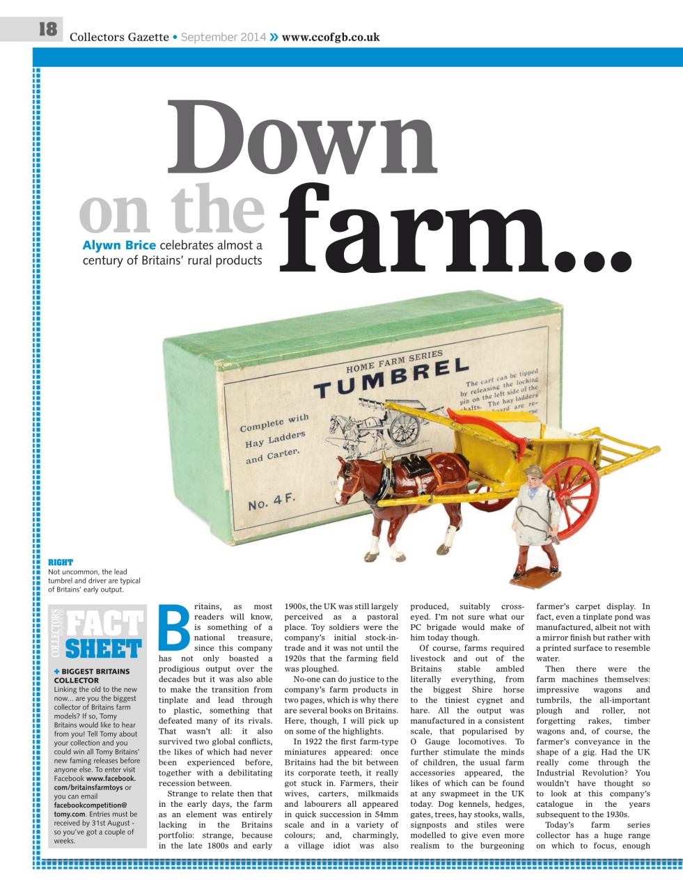 Collectors Gazette Preview Pages