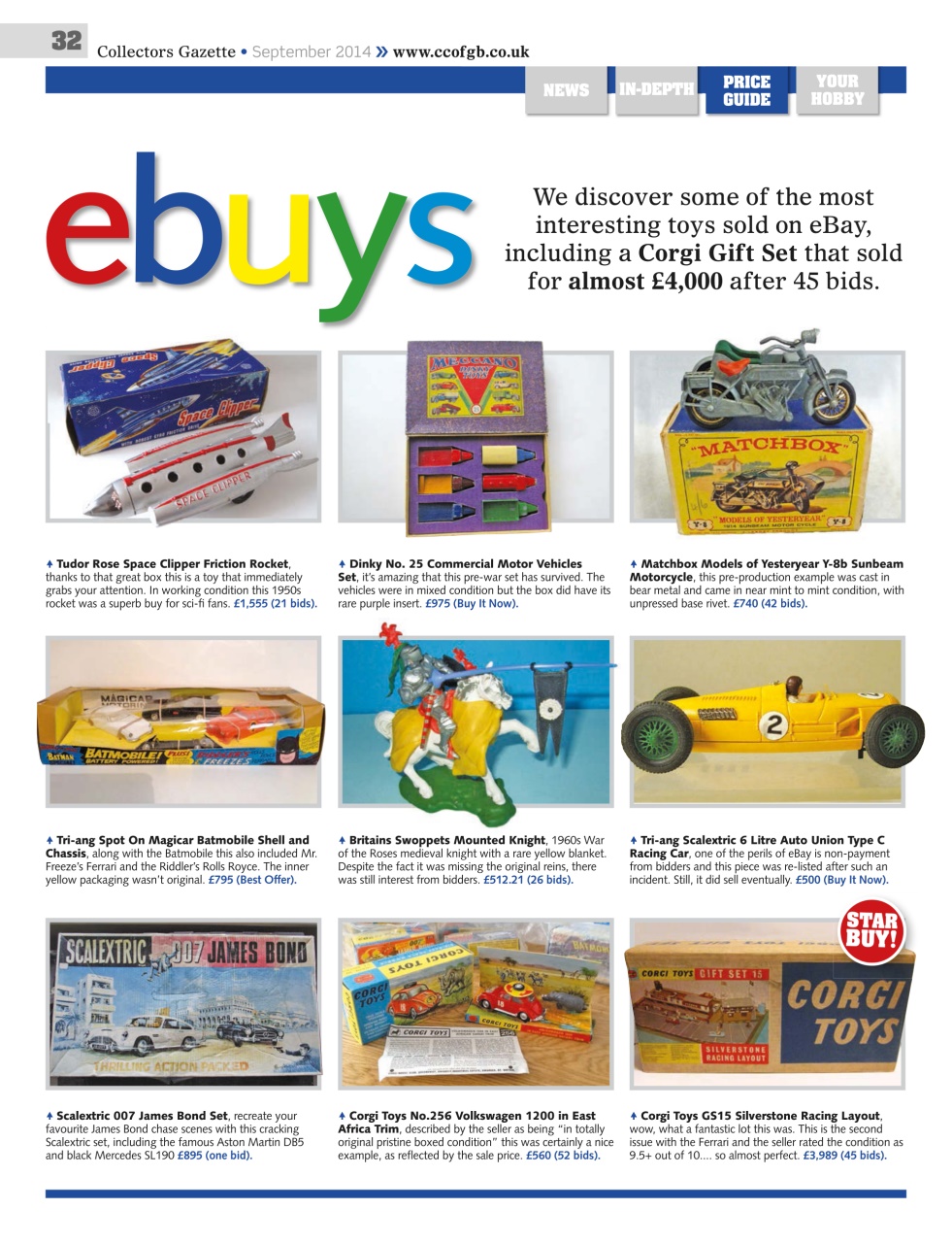 Collectors Gazette Preview Pages