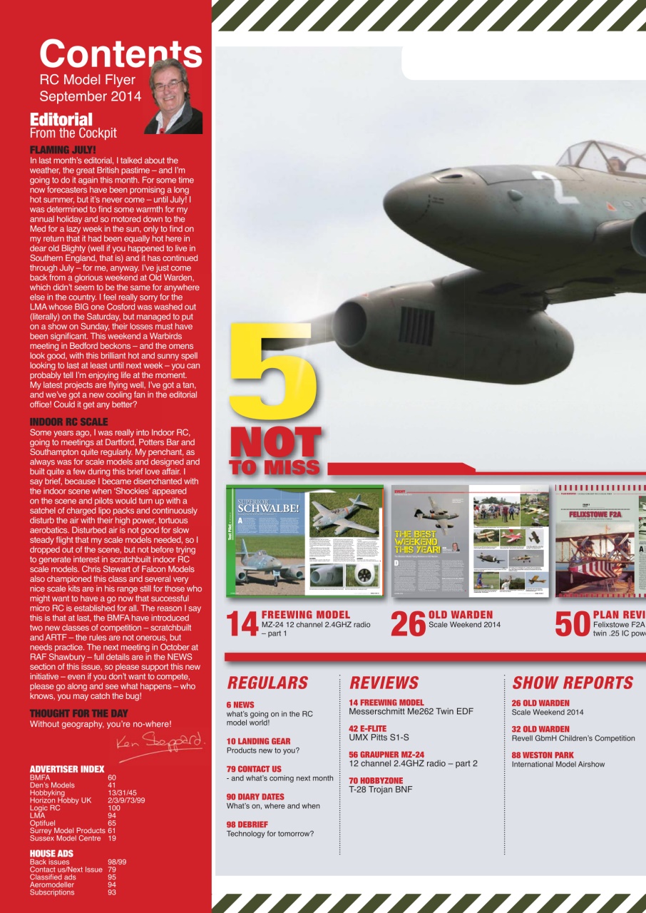 Radio Control Model Flyer Preview Pages