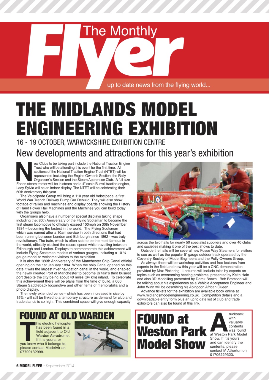 Radio Control Model Flyer Preview Pages