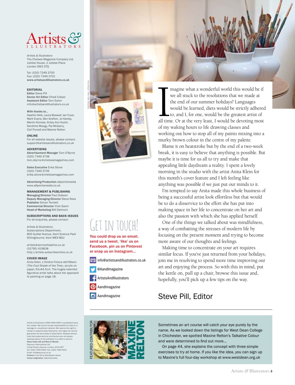 Artists & Illustrators Preview Pages