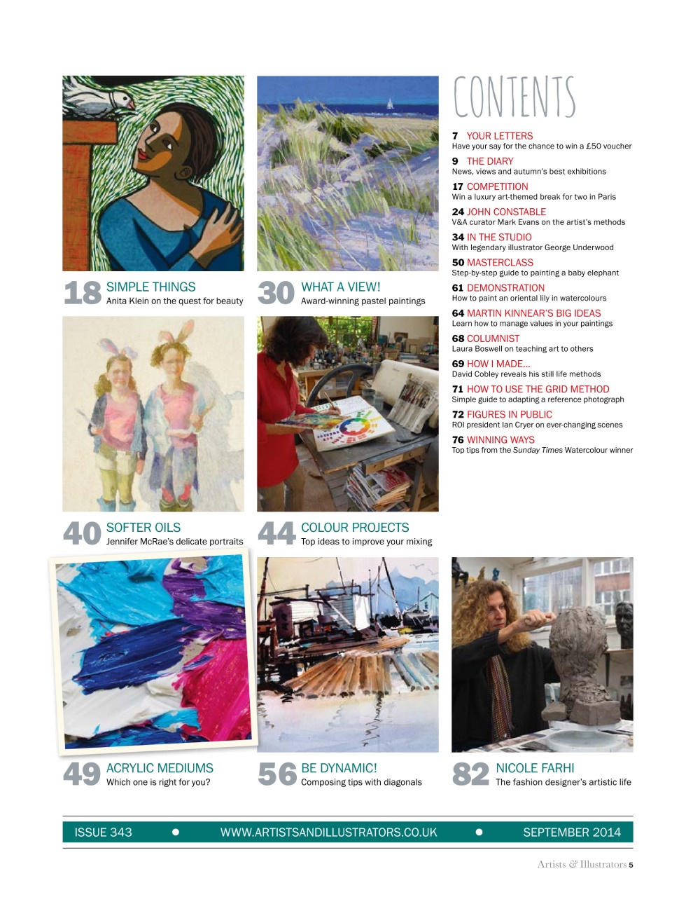 Artists & Illustrators Preview Pages