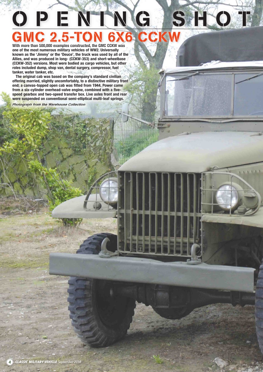 Classic Military Vehicle Preview Pages
