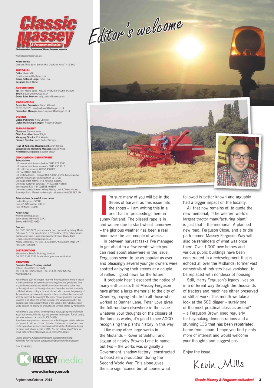Classic Massey Preview Pages
