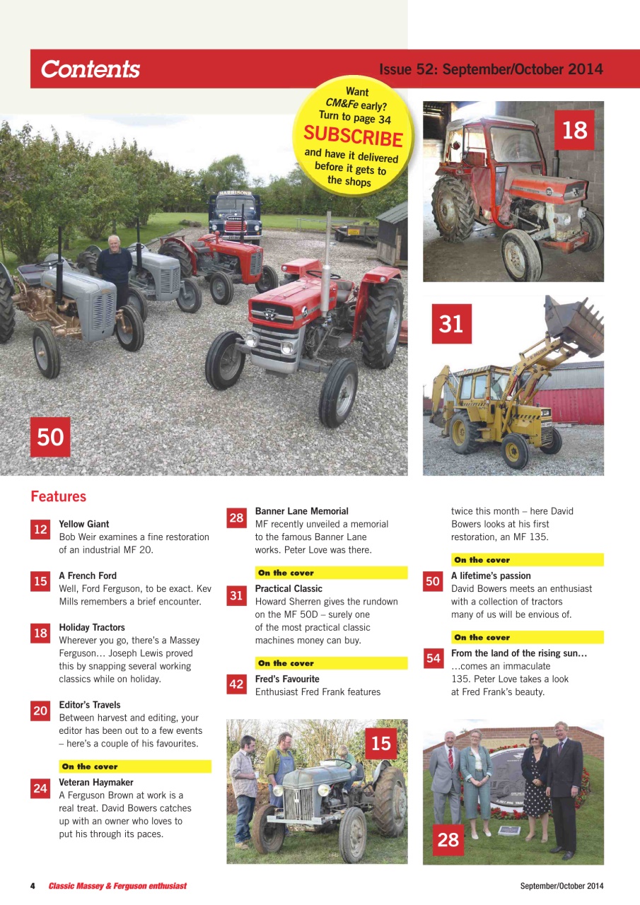 Classic Massey Preview Pages