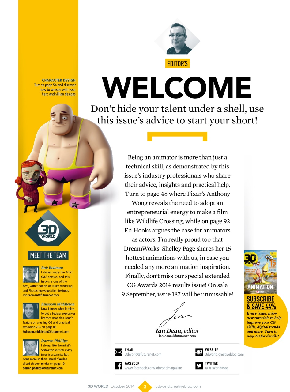 3D World Preview Pages