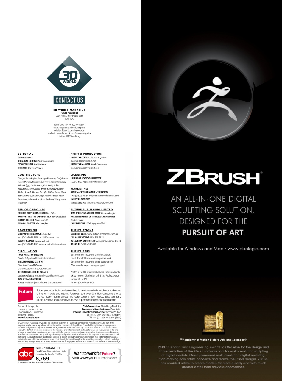 3D World Preview Pages