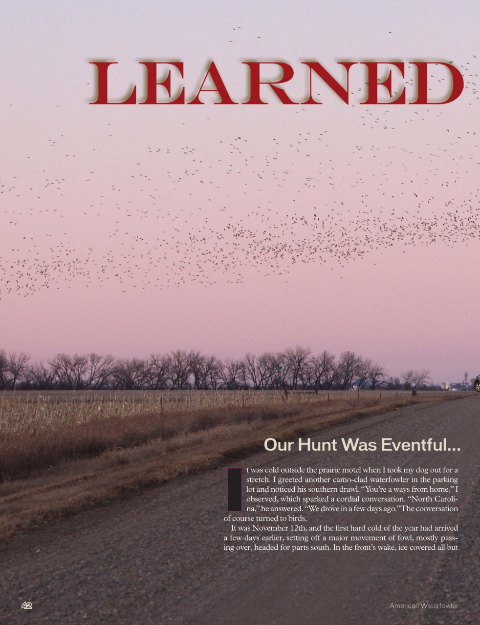 American Waterfowler Preview Pages