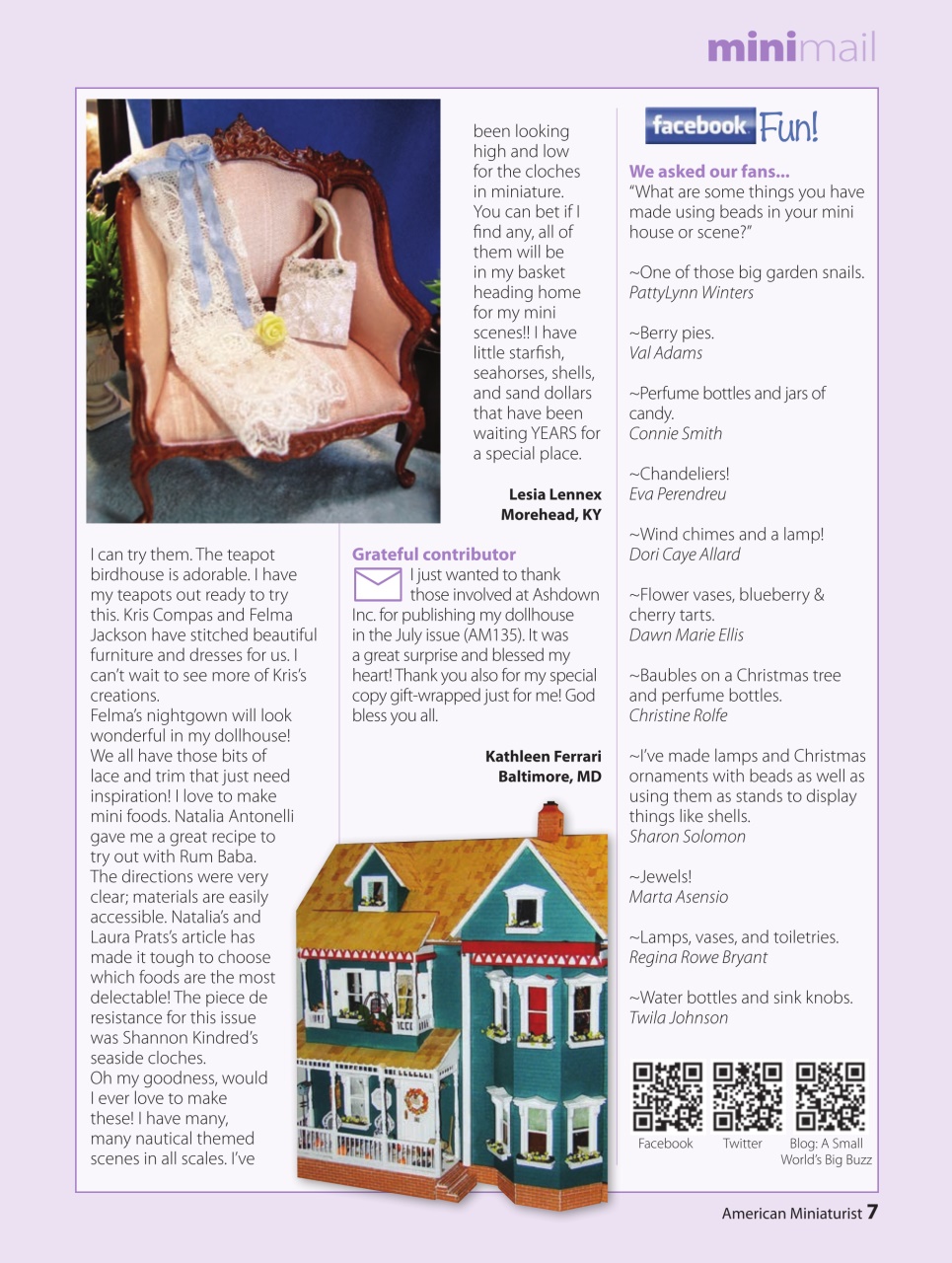 American Miniaturist Preview Pages