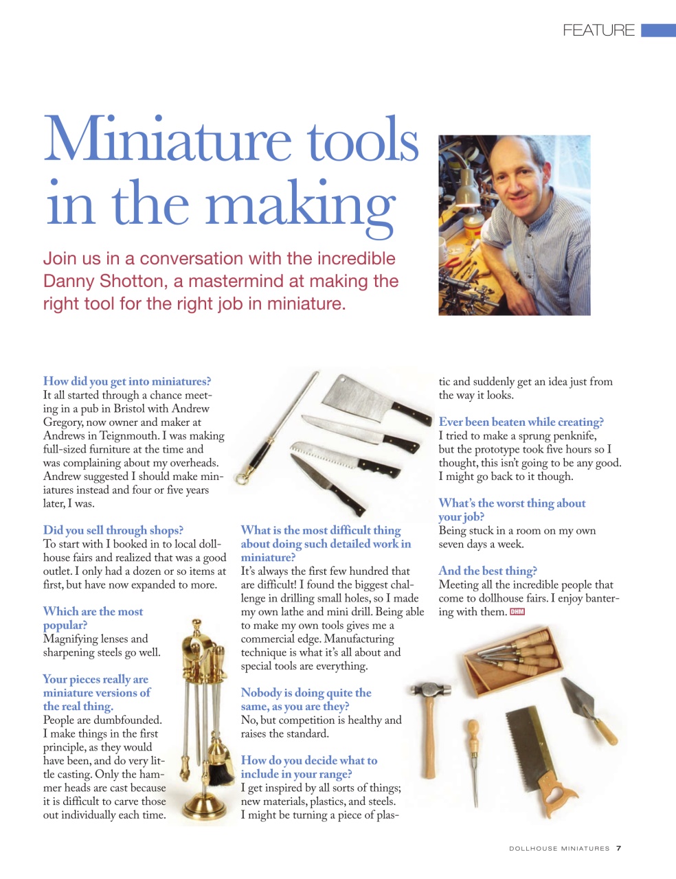 Dollhouse Miniatures Preview Pages