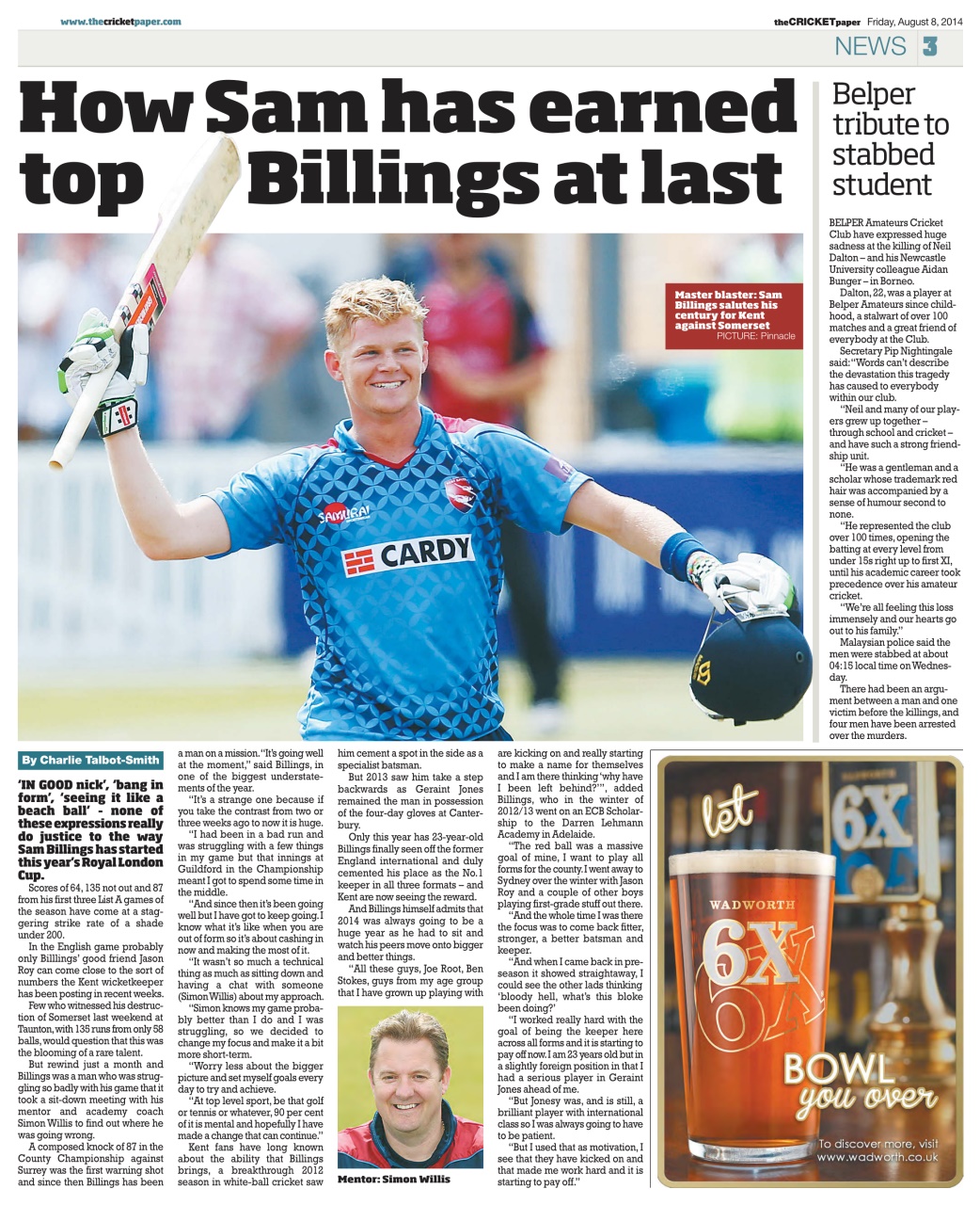 The Cricket Paper Preview Pages