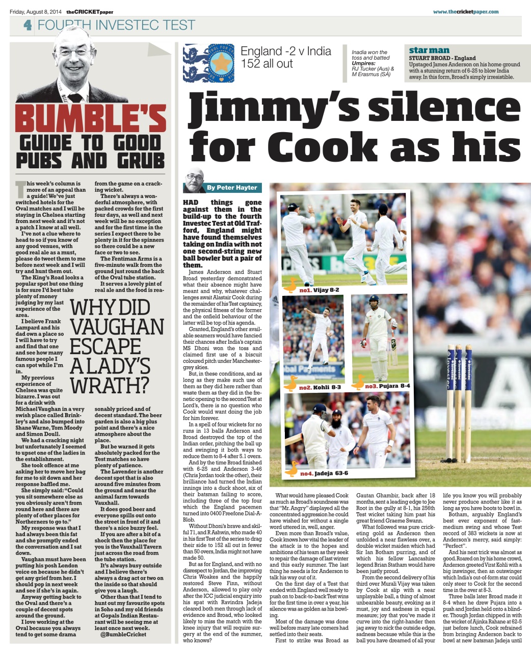 The Cricket Paper Preview Pages