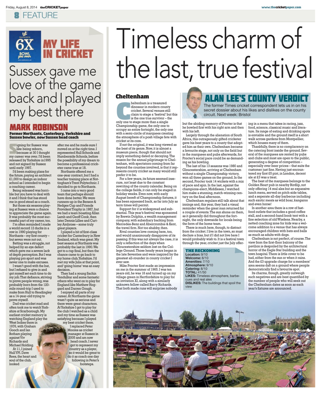 The Cricket Paper Preview Pages