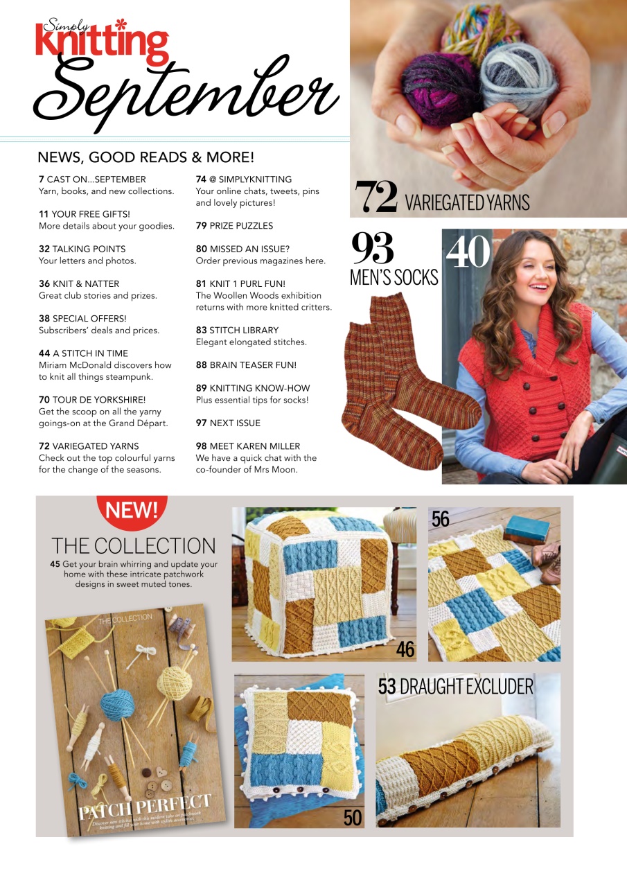 Simply Knitting Preview Pages