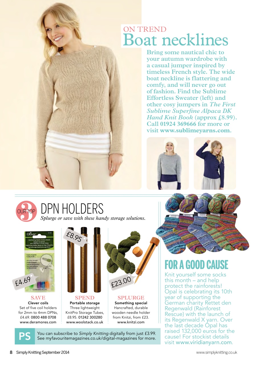 Simply Knitting Preview Pages